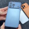 MILLION CASES Back Cover Case for iPhone 13 Pro Max Scratch Resistant Anti-Slip Shockproof Protective Durable Upgrade Your iPhone Instantly to iPhone 17 Case for Men & Boys(Deep Blue)