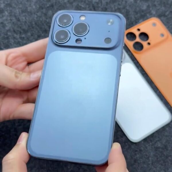 MILLION CASES Back Cover Case for iPhone 13 Pro Max Scratch Resistant Anti-Slip Shockproof Protective Durable Upgrade Your iPhone Instantly to iPhone 17 Case for Men & Boys(Deep Blue)