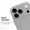 MILLION CASES Mag-Safe Smooth Fit Lens Case Compatible with iPhone 17 Pro Max, iPhone 17 Pro Max Back Cover Case- TPU | Grey