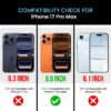 MILLION CASES Mag-Safe Smooth Fit Lens Case Compatible with iPhone 17 Pro Max, iPhone 17 Pro Max Back Cover Case- TPU | Grey
