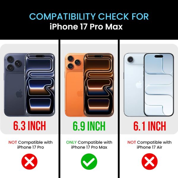 MILLION CASES Mag-Safe Smooth Fit Lens Case Compatible with iPhone 17 Pro Max, iPhone 17 Pro Max Back Cover Case- TPU | Grey