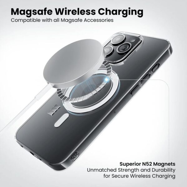 MILLION CASES Clear Shield Mag-Safe Case for iPhone 17 Air, iPhone 17 Air Back Cover Case(2025) - TPU