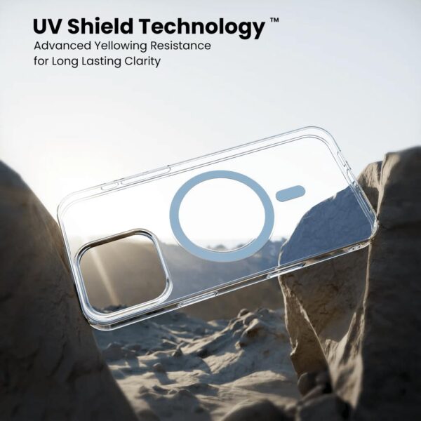 MILLION CASES Clear Shield Mag-Safe Case for iPhone 17 Air, iPhone 17 Air Back Cover Case(2025) - TPU