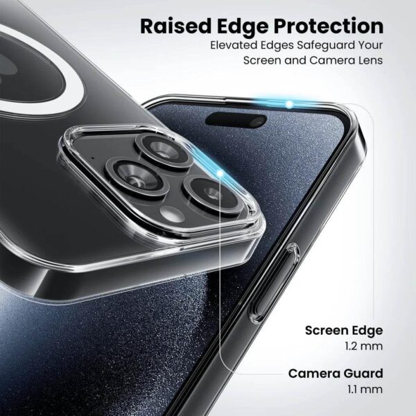 MILLION CASES Clear Shield Mag-Safe Case for iPhone 17 Air, iPhone 17 Air Back Cover Case(2025) - TPU