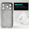 MILLION CASES Mag-Safe Smooth Fit Lens Case Compatible with iPhone 17 Pro Max, iPhone 17 Pro Max Back Cover Case- TPU | Grey
