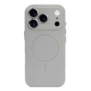 MILLION CASES Mag-Safe Smooth Fit Lens Case Compatible with iPhone 17 Pro Max, iPhone 17 Pro Max Back Cover Case- TPU | Grey