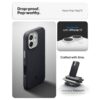 Spigen Nano Pop MagFit Back Cover Case Compatible with iPhone 17 (TPU + Poly Carbonate | Black Sesame)