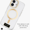 kate spade new york iPhone 17 Case with Camera Stand - Icon Clear