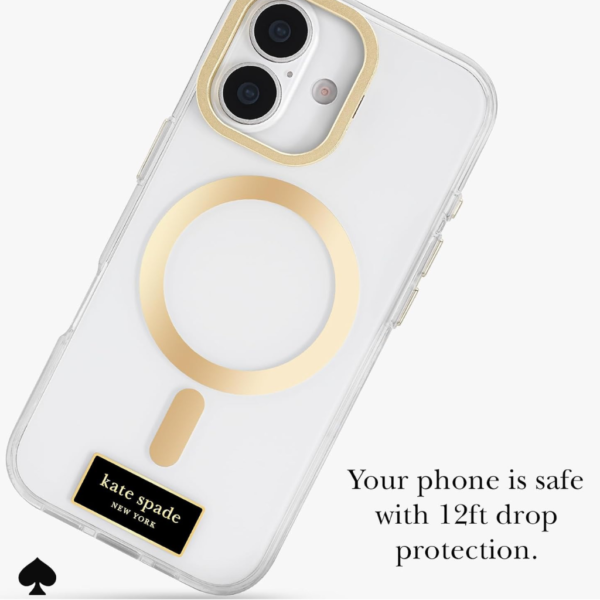 kate spade new york iPhone 17 Case with Camera Stand - Icon Clear