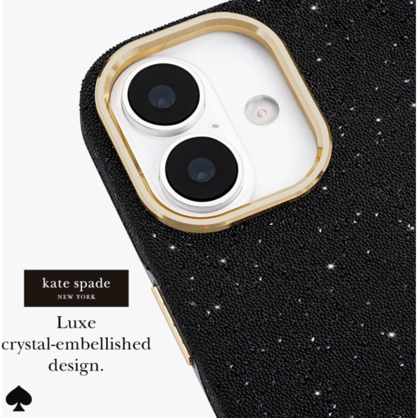 kate spade new york iPhone 17 Case - Crystal Pave Nightfall