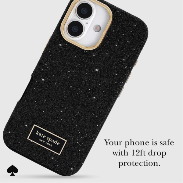 kate spade new york iPhone 17 Case - Crystal Pave Nightfall