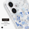 kate spade new york iPhone 17 Case - Flowerbed Blue Gems