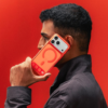 DailyObjects iPhone 17 Pro Stack Clear Classic Case Cover | Compatible with MagSafe | Camera & Body Protection | Scratch Proof | Dual Hybrid Protection | Wireless Charging - Flamingo Orange