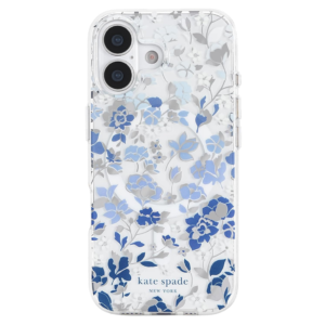 kate spade new york iPhone 17 Case - Flowerbed Blue Gems