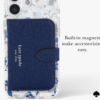 kate spade new york iPhone 17 Case - Flowerbed Blue Gems