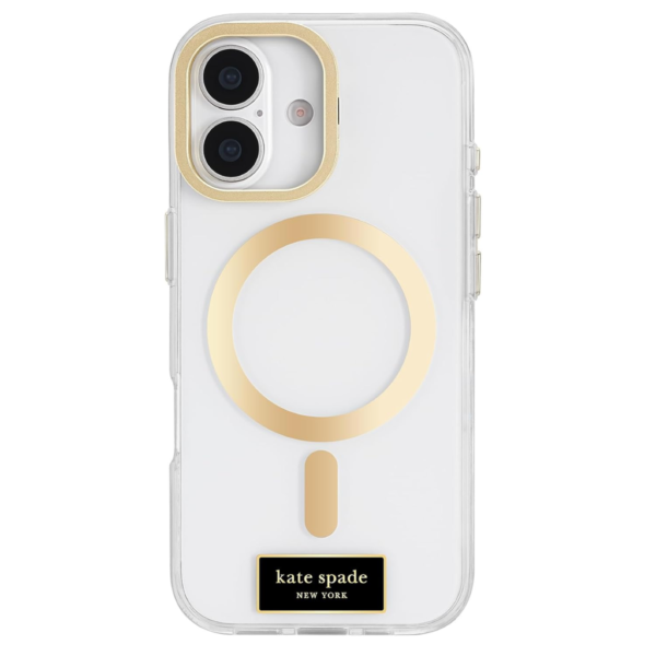 kate spade new york iPhone 17 Case with Camera Stand - Icon Clear
