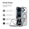 DailyObjects Stride 3.0 Clear Magnetic Case for iPhone 18 Pro – MagSafe Compatible, Shockproof Transparent Cover