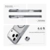 DailyObjects Stride 3.0 Clear Magnetic Case for iPhone 18 Pro – MagSafe Compatible, Shockproof Transparent Cover