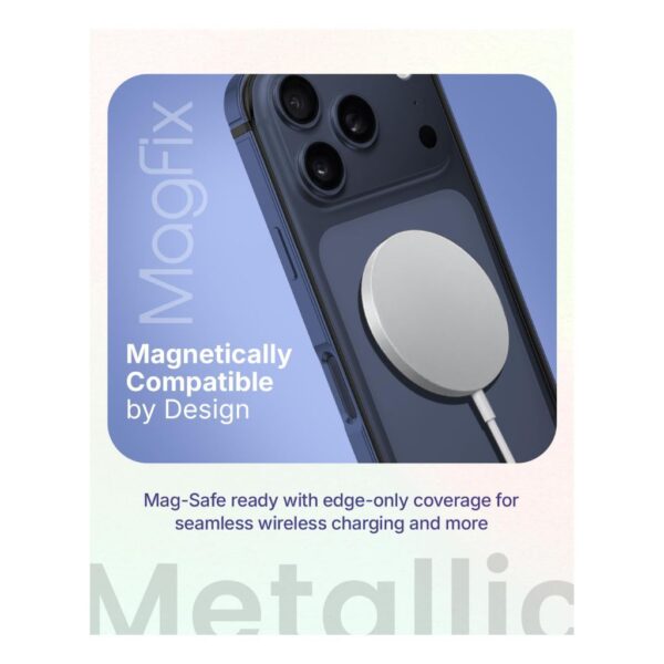 RAEGR Case Anodized Aluminum Bumper Compatible with iPhone 18 ProiPhone 17 Pro (6) RAEGR Edge Armor Case for iPhone 17 Pro & iPhone 18 Pro – Magnetic Charging, Dark Blue