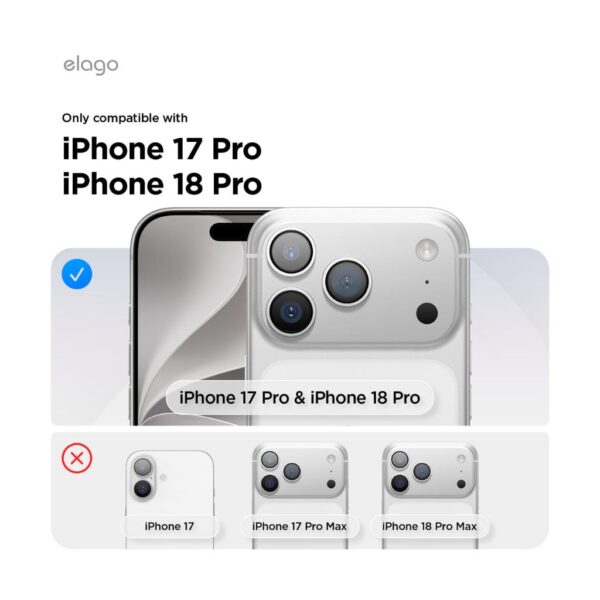 elago Premium Magnetic Silicone Case for iPhone 17 Pro & iPhone 18 Pro – MagSafe Compatible Protective Cover, Purple